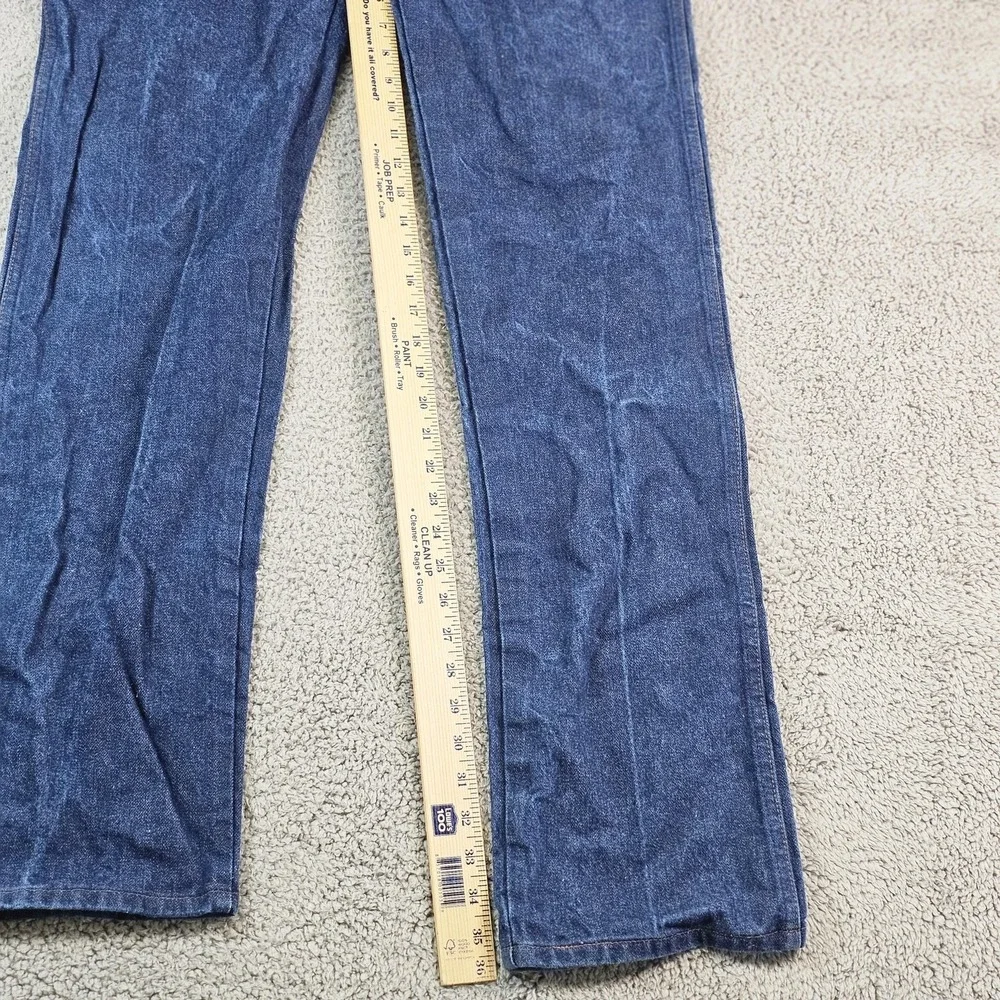 Vtg Wrangler Cowboy Cut Jeans Mens 33x36‎ Blue Bootcut Denim Western 13MWZ USA